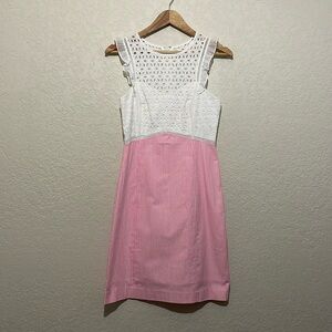 Lilly pulitzer hotpink label size 2 shift dress like new